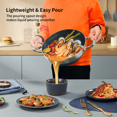 smartcook 30cm stainless steel soup pot/cookware/honeycomb pattern, non-stick, less smoke