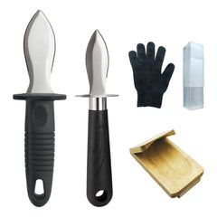 [Set of 5] SmartCook Oyster Knives  of Carbon Stainless Steel