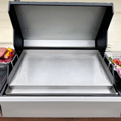 Rectangular Stainless Steel Grill Pan | Outdoor BBQ Cookware, Easy to Clean