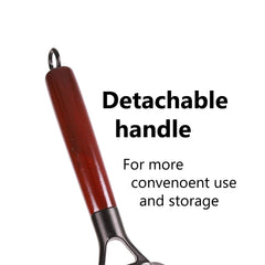 SmartCook Square Frying Pan/Double Burner Carbon Steel with Cutlery Set