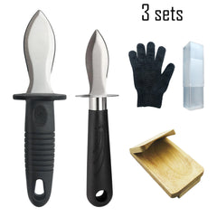 [Set of 5] SmartCook Oyster Knives  of Carbon Stainless Steel