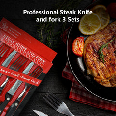 SmartCook 11" Non-Stick Square Aluminum Frying Pan/Grill Pan with Cutlery 12Pc Set