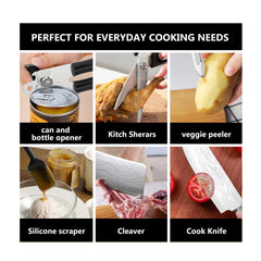 Smartcook 14 Pc Set of Kitchen Knife & Utensils