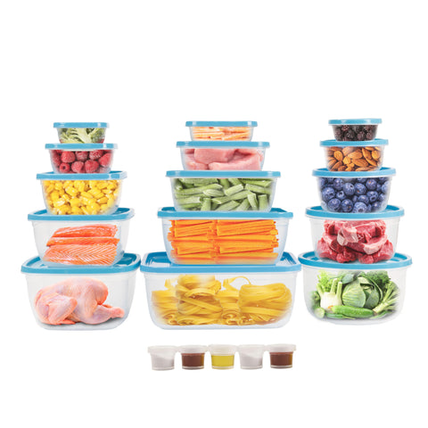 Smartcook 40 Pc Kitchen Food Storage Box Set (Blue)