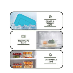 Smartcook 40 Pc Kitchen Food Storage Box Set (Blue)