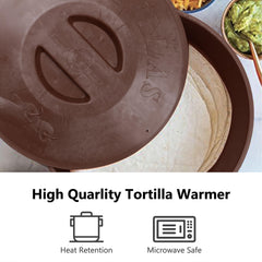 Smartcook 8" ,11 " 24 Pc Set of Non Stick Round Comals & Plastic Tortilla Warmer, Taco Holders