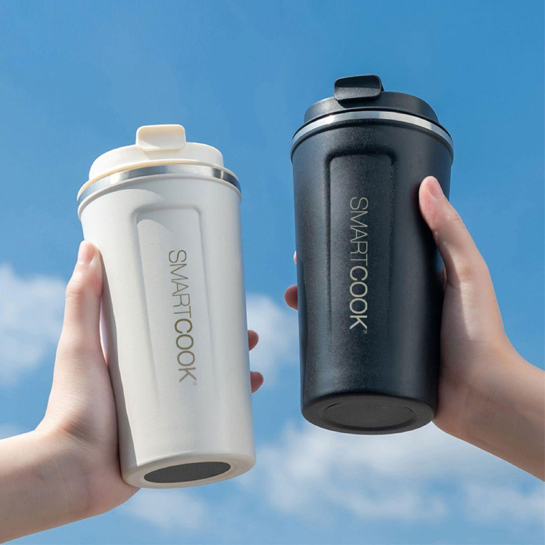 Smartcook 17 OZ / 510 ML Thermo Coffee Cup (Black / White)