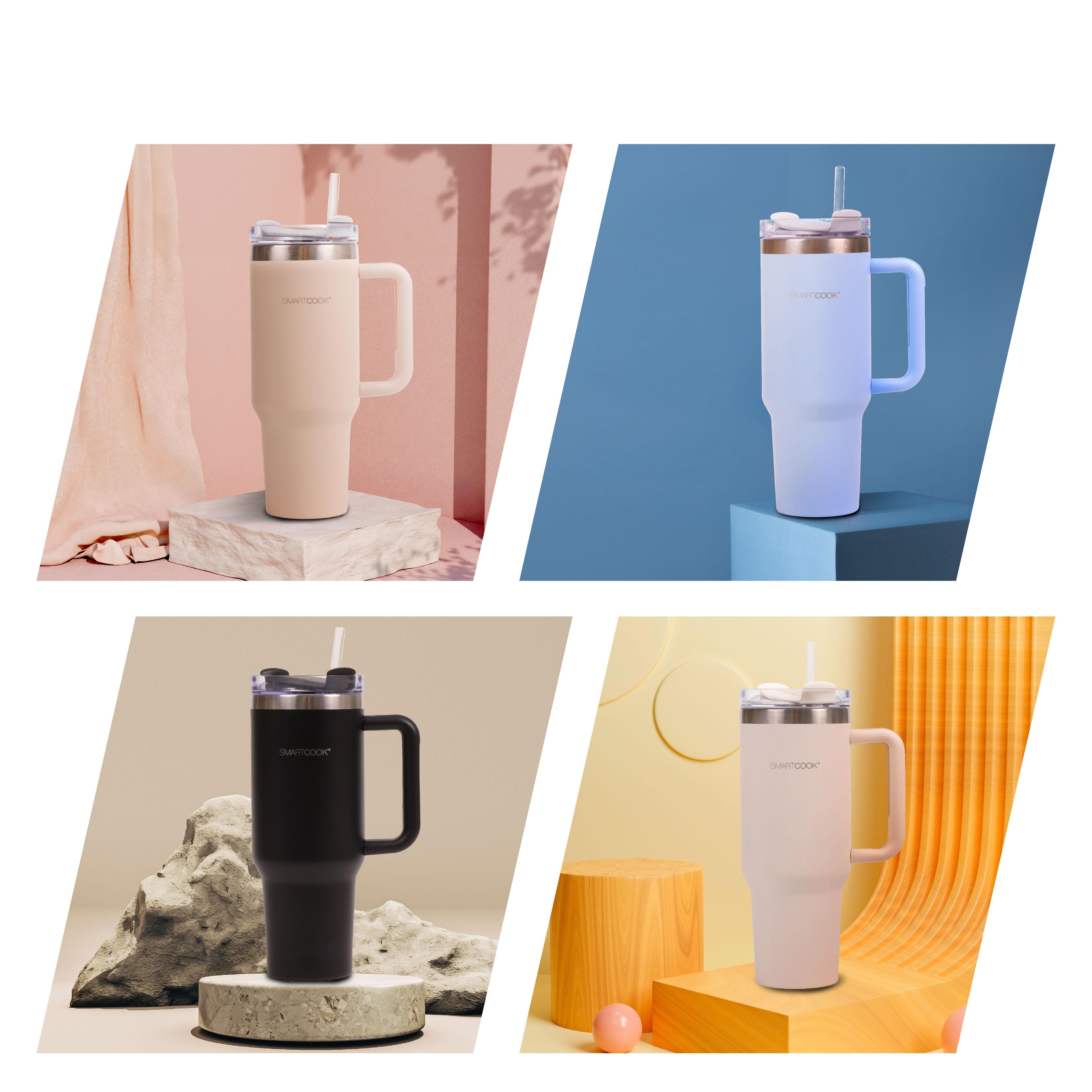 Smartcook 40 OZ Insulated Water Bottle Tumblers Cup With Large Capacity and Excellent Heat Retention