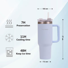Smartcook 40 OZ Insulated Water Bottle Tumblers Cup With Large Capacity and Excellent Heat Retention