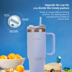 Smartcook 40 OZ Insulated Water Bottle Tumblers Cup With Large Capacity and Excellent Heat Retention