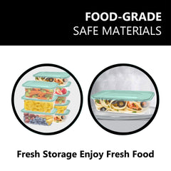 Smartcook 40 Pieces Kitchen Plastic Food Storage Containers Set (Green)