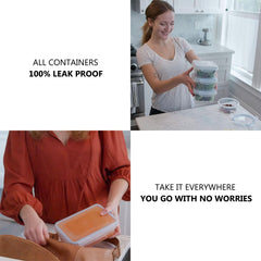 Smartcook 60pcs Kitchen Plastic Food Storage Containers Set