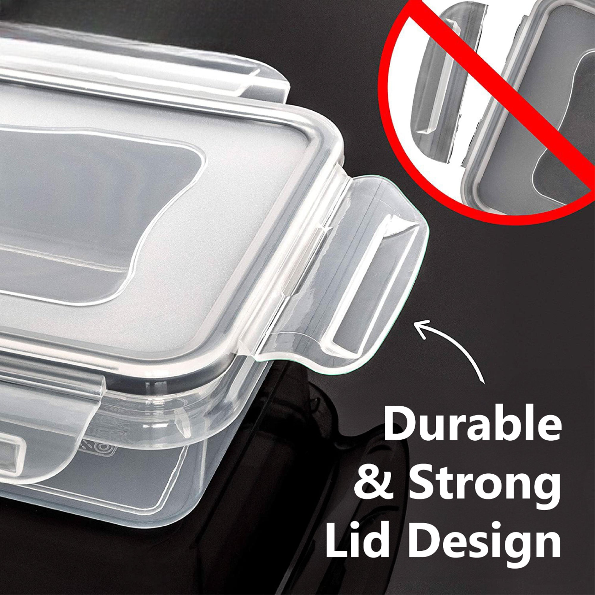 Kitchen Plastic Smartcook 60pcs Kitchen Plastic Food Storage Containers Set – Smart Cook