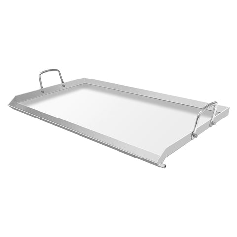 Rectangular Stainless Steel Grill Pan | Outdoor BBQ Cookware, Easy to Clean