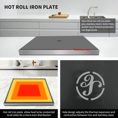 Rectangular Stainless Steel Grill Pan | Outdoor BBQ Cookware, Easy to Clean