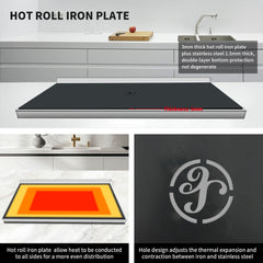 Rectangular Stainless Steel Grill Pan | Outdoor BBQ Cookware, Easy to Clean