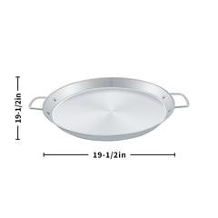 Stainless Steel Frying Pan for BBQ | Outdoor Grill Cookware, Easy to Clean